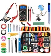Soldering Iron Kit,80W LCD Digital Soldering Gun with Adjustable Temperature Controlled and Fast ...