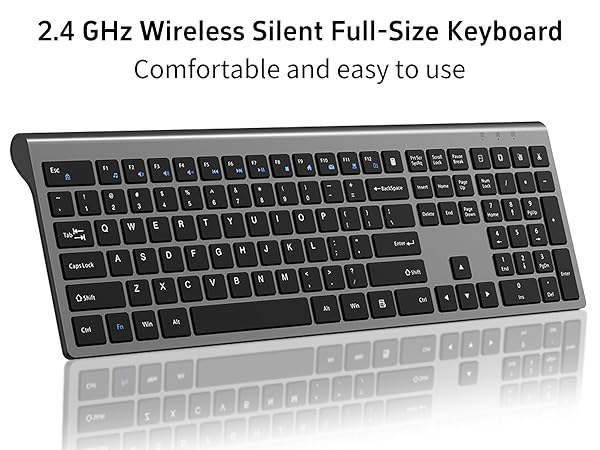 Wireless Keyboard and Mouse Combo