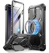 i-Blason Armorbox for Samsung Galaxy S24 Ultra Case MagSafe with Camera Cover Stand [Support Wire...