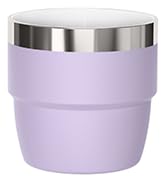 Cafezi 4 oz Espresso/Coffee Cup, Ceramic-Lined 18/8 Stainless Steel, Double-Wall Vacuum Insulated...