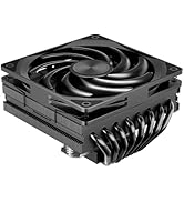Low Profile CPU Cooler:75mm Height CPU Air Cooler 8 Heatpipes 120x120x15mm Slim Fan,CPU Fan for I...