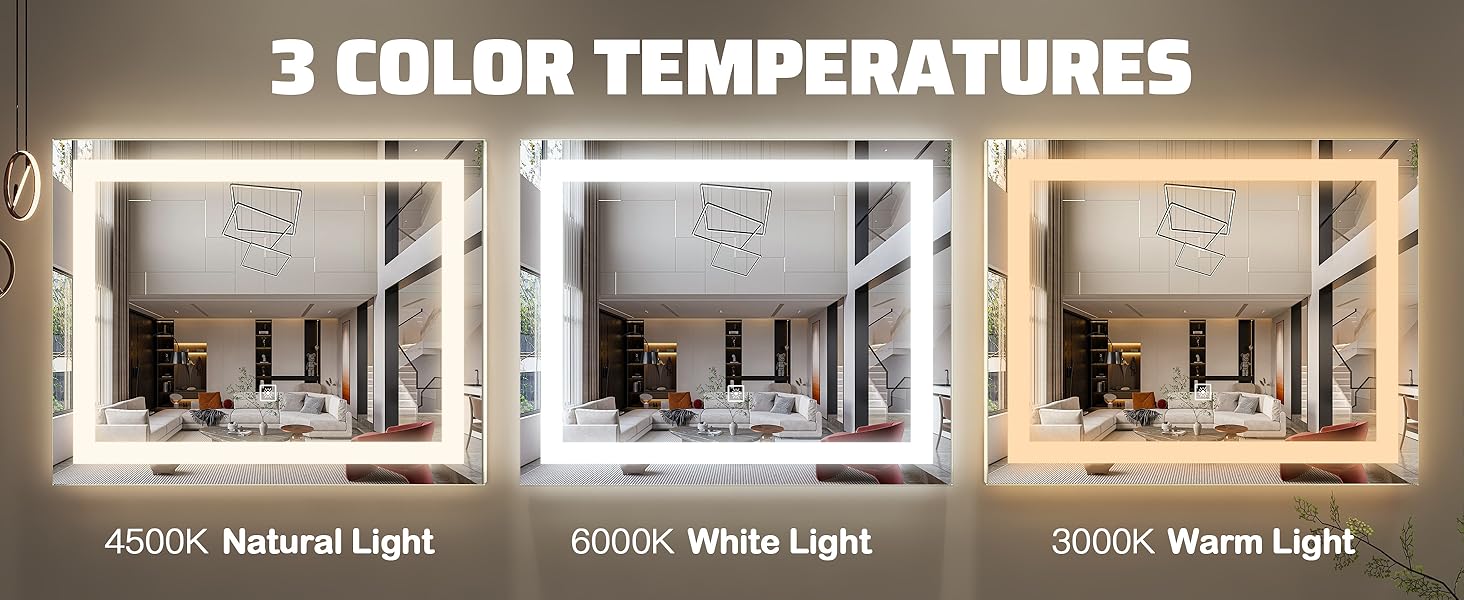 vanity mirrorwith light