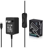 [5V 3A UL Listed] iUniker Power Supply for Raspberry Pi 3, Power Supply for Raspberry Pi MicroUSB...