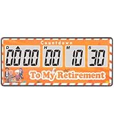 Jayron Retirement Timer 9,999 Days Digital Countdown Timer Loud Alarms,Magnet Adsorption Stopwatc...