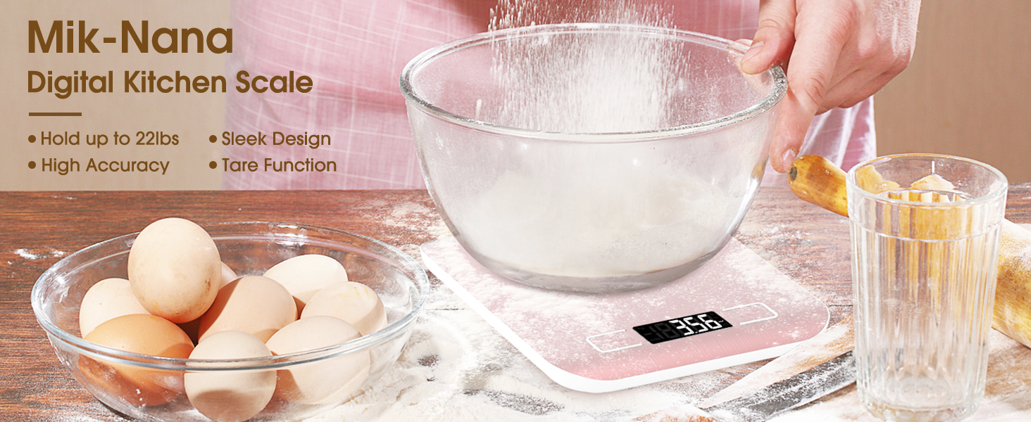 food scale pink