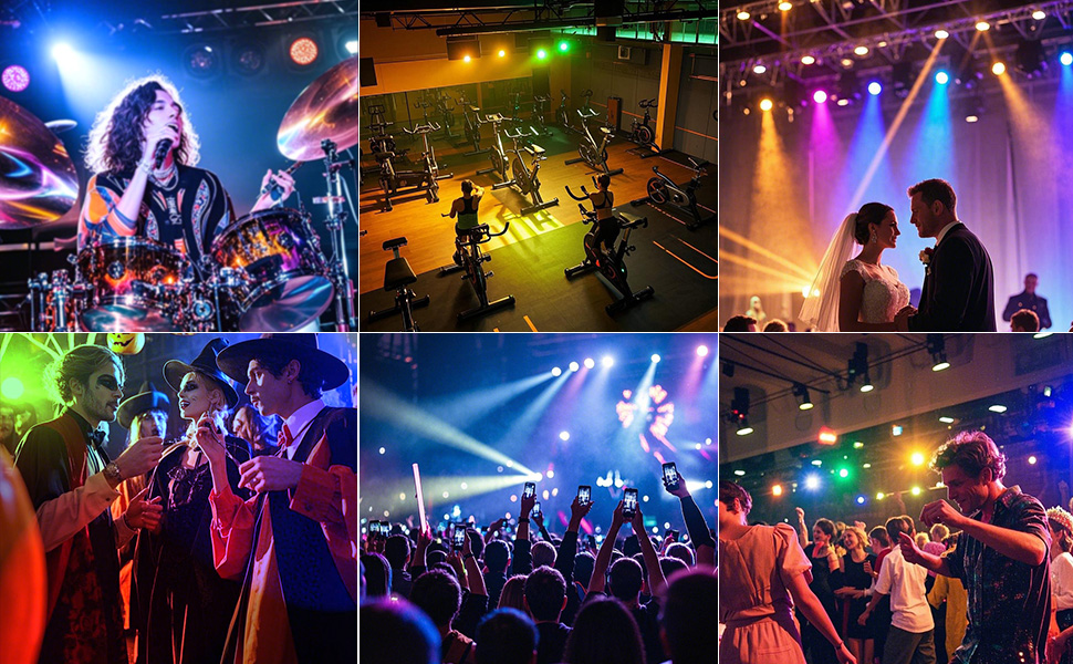 Versatile stage lights