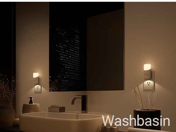bathroom night light plug in