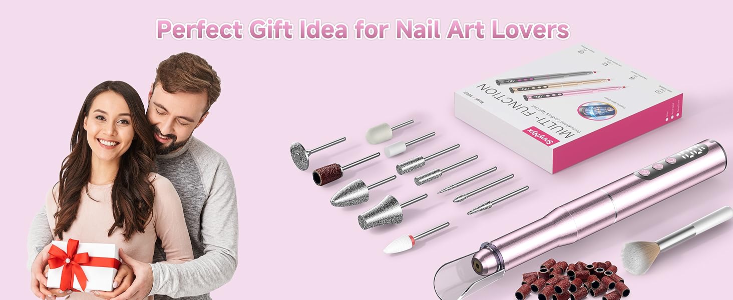 Cordless Nail Dremel Nail Drill Kit is A Thoughtfully Designed Gift Set for Nail Lovers