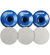 3PCS 2 inch 5/8-11 Brazed Flat Grinding Head Abrasive Polishing Stone Marble Quartz Granite Cobbl...