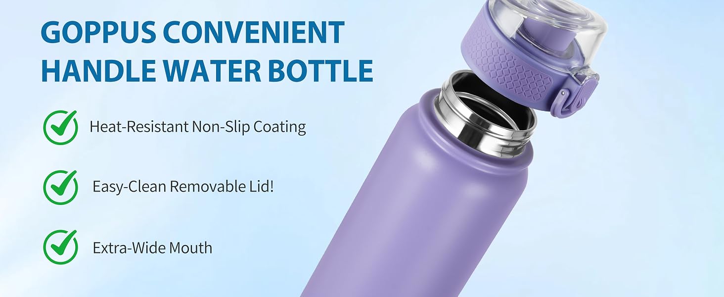 : GOPPUS 20 Oz Insulated Water Bottle