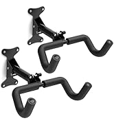 Housolution Bike Wall Mount - [2 Pack] EVA Foam Padded up to 48.5 lbs, Carbon Steel, Valve Mechan...