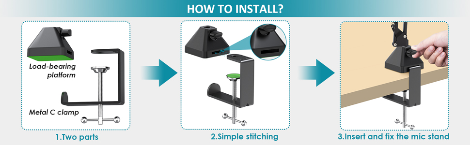 microphone clips for stands microphone clamp mic boom arm desk mount clamp microphone arm mount