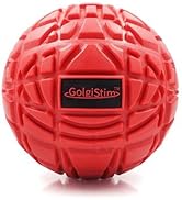 Medium Trigger Point Red Massage Ball - 3.1 Inch Hard Rubber Therapy Ball for Myofascial Massage ...