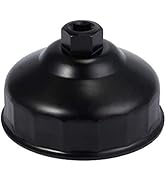 DEDC 3.39inch/86mm 16 Flutes Aluminium Oil Filter Wrench for BMW, Oil Filter Housing Cap Removal ...