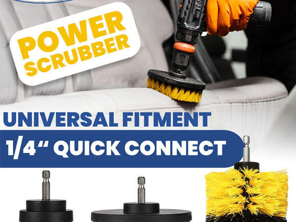 Drill Brush Attachments Set 2p