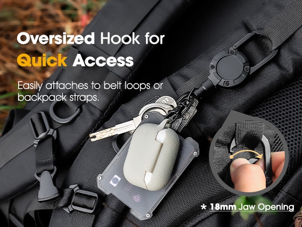 Oversize Hook For Quick Access