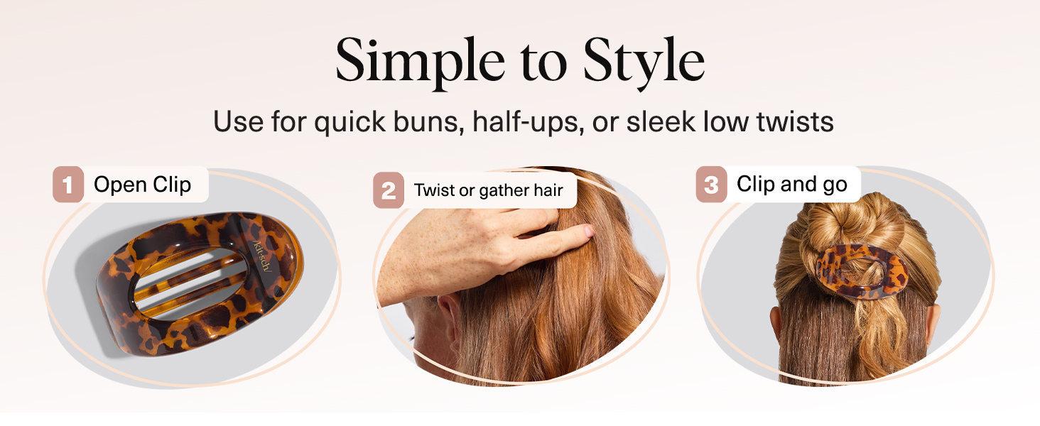 Stylish Flat Hair Clips Strong Hold for Thick &amp;amp;amp;amp; Fine Hair Non-Slip