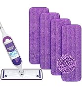 Yicotira Reusable Power Mop Refills Pads Compatible with Swiffer PowerMop Mop - Power Mop Pads Re...