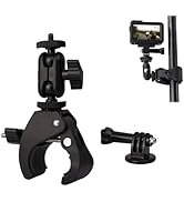 Hocoder Super Clamp Motorcycle Handlebar Mount Multi Angle 360° Swivel Compatible with Gopro 12 H...