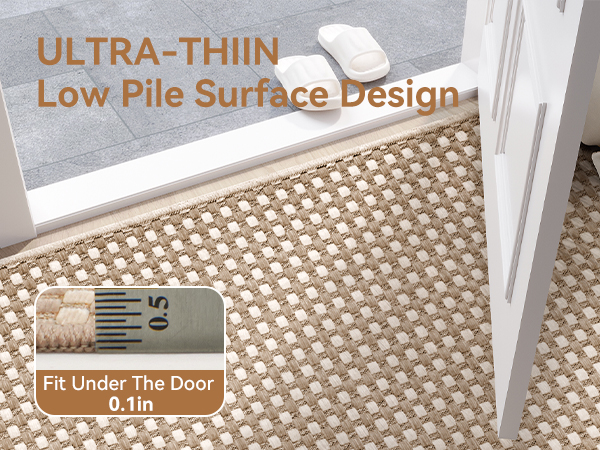 Upgraded Non-Slip Natural Rubber Backing &amp;amp; More Secure
