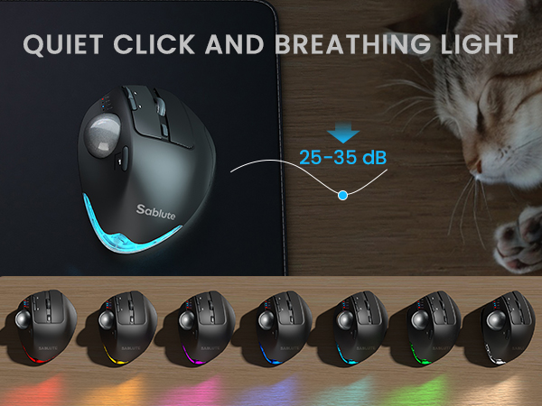 and there are multiple breathing light modes for you to choose