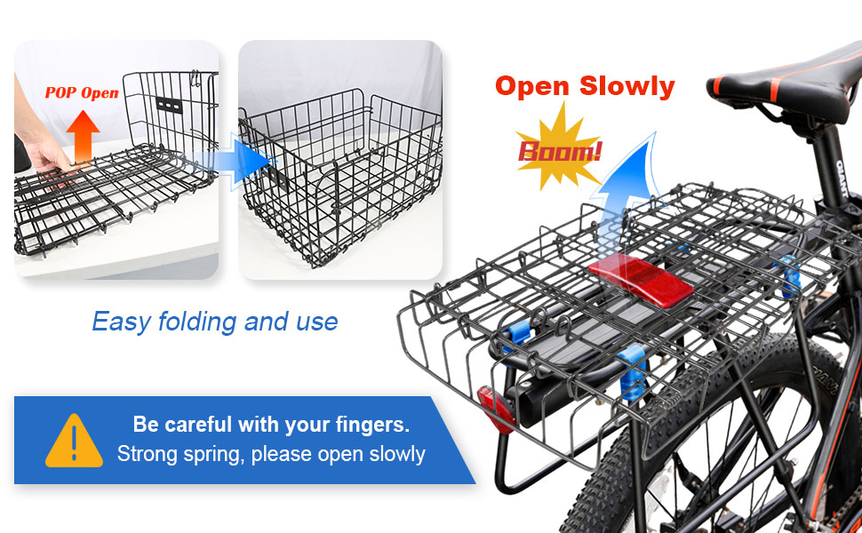 Rear bike basket 3