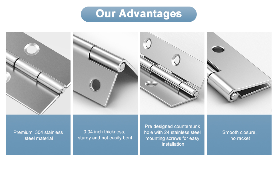 stainless steel piano hinge