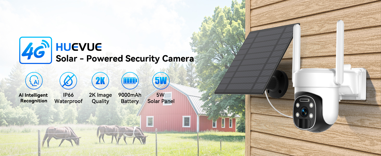 4G LTE Cellular Security Camera