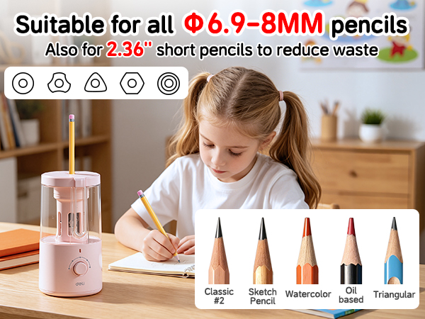 Deli Electric Pencil Sharpener