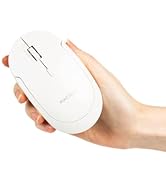 Macally Wireless Bluetooth Mouse for Mac, MacBook Pro / Air, iPad, and PC - Quiet Click and Comfo...