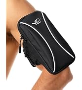 HiRui Arm Bag &amp; Wrist Bag Phone Holder, Sports Running Armband for Gym, Cycling &amp; Workout, Compat...
