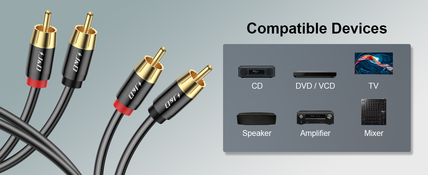 CD,DVD/VCD,TV,Speaker,Amplifier,Mixer,RCA Audio Cable