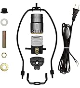 Creative Hobbies ML93HK Black Finish Make-A-Lamp Kit with All Parts Needed and Instructions for D...