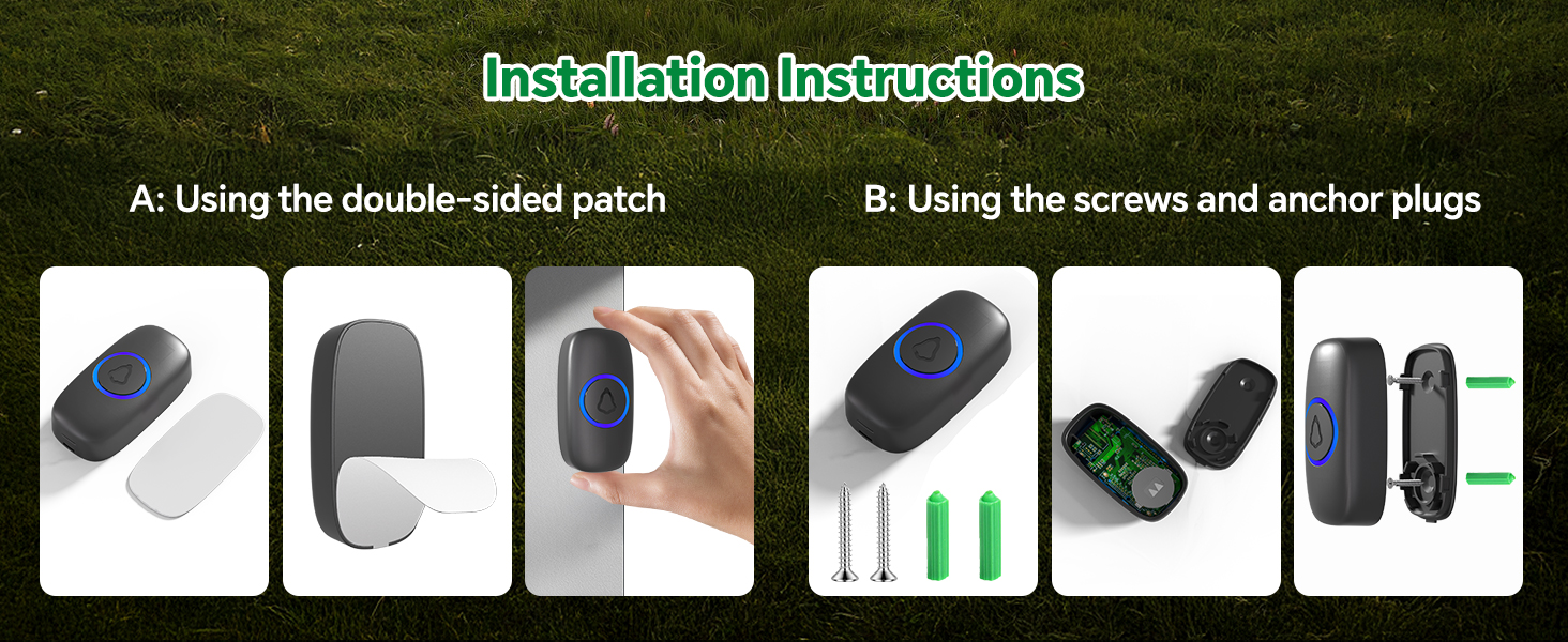 wireless doorbell install
