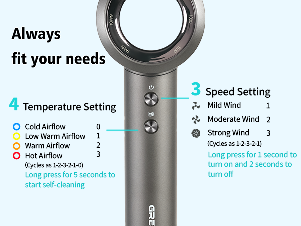 Hair Dryer with Diffuser