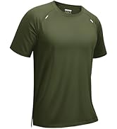 TACVASEN Men's Workout Mesh Shirts Dry Fit Short Sleeve Lightweight Athletic Shirts Performance T...