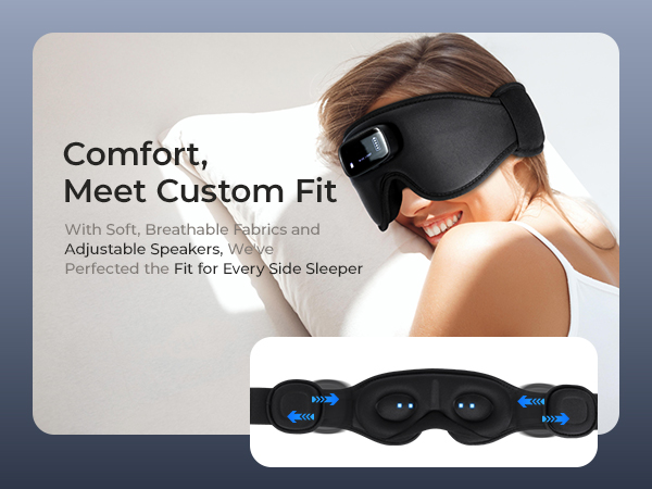 sleep mask with bluetooth headphones