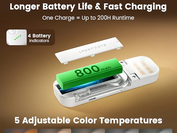 book light rechargeable