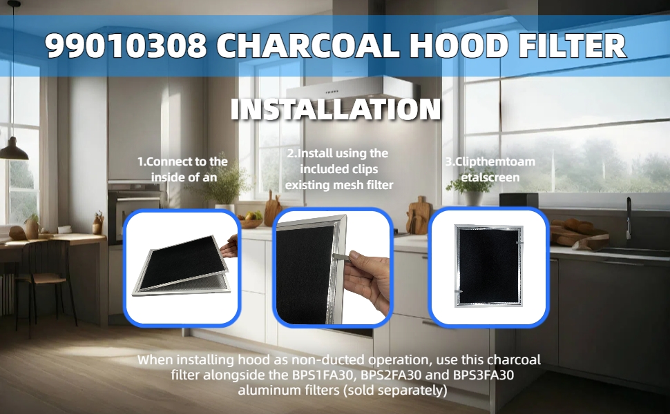 S99010308 Range Hood Charcoal Filter