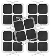 TENS Unit Replacement Pads, 2x2”20 Pcs Reusable Self-Adhesive TENS Unit Electrodes Pads, NURSAL L...