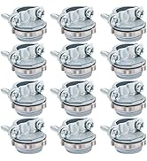 Fuzbaxy 12pcs 1/2Inch Clamp Type Cable Connectors for Metallic Conduit Protect Cables Silver-Zinc