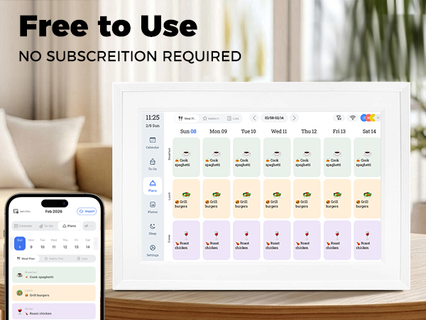 magnetic calendar for refrigerator, calendar whiteboard, wall, electronic calendar, chore chart