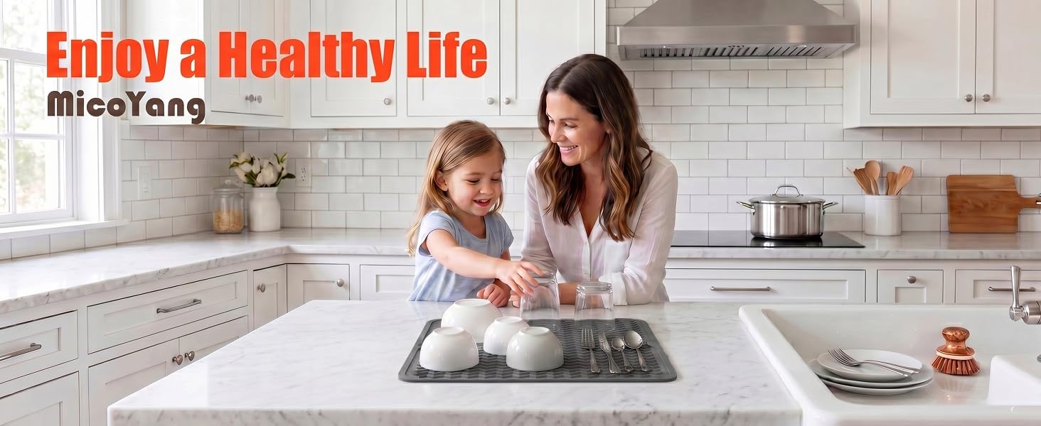 MicoYang dish drying mat for Multiple Usage