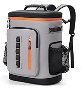 SUNUP 35 Cans Waterproof Cooler Backpack, Soft Insulated Leak Proof Backpack Cooler for Men Women...