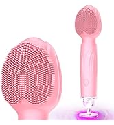 Sonic Facial Cleansing Brush, Face Scrubber Cleanser Brush, Waterproof Face Massager, Rechargeabl...
