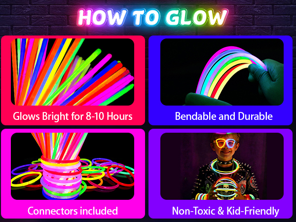 4th of july glow sticks bulk