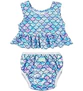 wegreeco Toddler Baby Girls Summer Swimsuit Sleeveless, Infant Baby Girl Bathing Suit, Swimwear T...