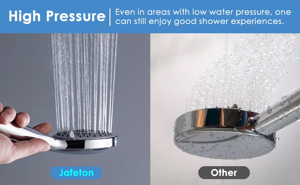 Evenin areas with lowwater pressure,one can still enjoy good shower experiences.