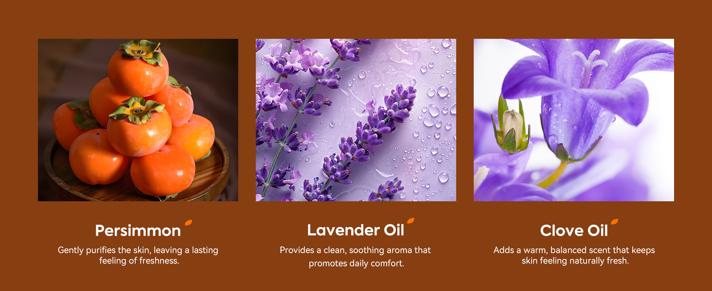 persimmon body wash