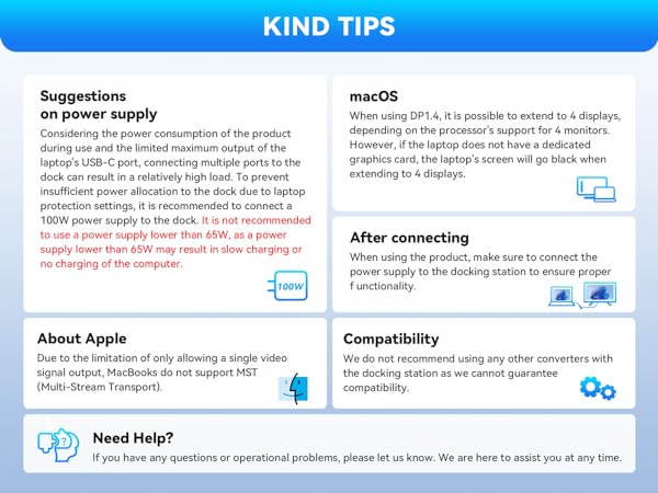 docking station usb c hub dual monitor